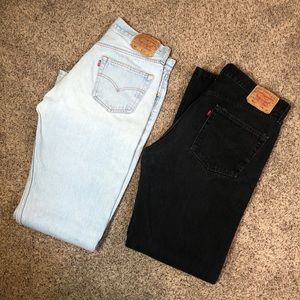 Pair Of Men’s Levis 501 Jeans 36x34.
